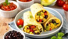 Breakfast burrito per una colazione all’americana Breakfast burrito per una colazione all’americana