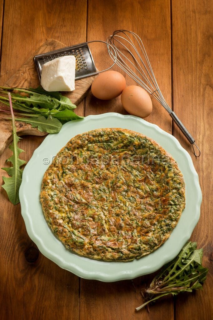 Frittata di cicoria selvatica