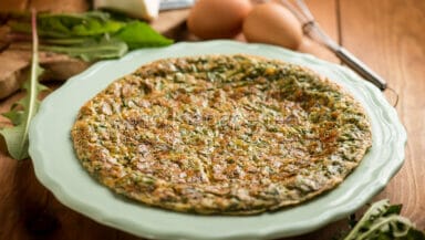 Frittata di cicoria selvatica