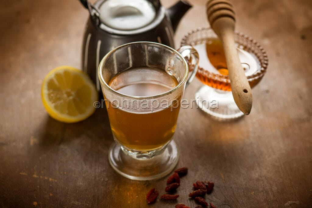 Infuso di bacche di goji