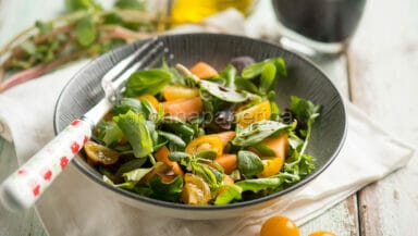 Insalata con melone e portulaca