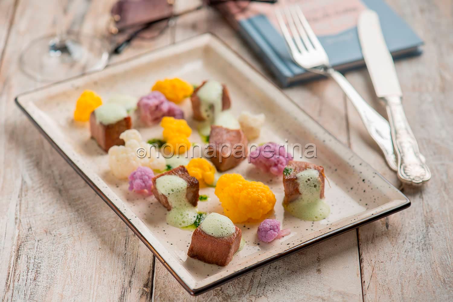 Lingua di vitello con erbe aromatiche