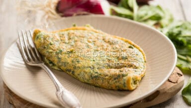 Omelette con borragine