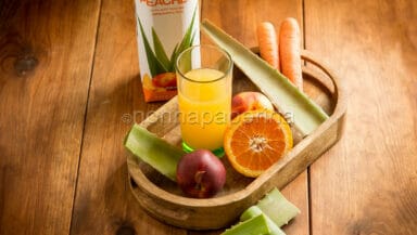 Succo con aloe carote e arance