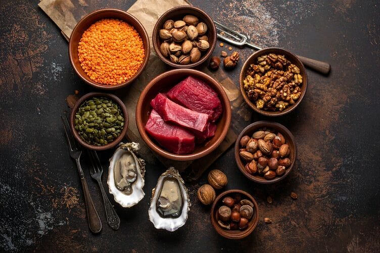 zinco negli alimenti