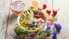 Poke Bowl con avocado e fiocchi di latte, insalata light Poke Bowl con avocado e fiocchi di latte, insalata light