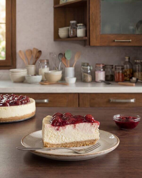 Cheesecake alle ciliegie Cheesecake alle ciliegie