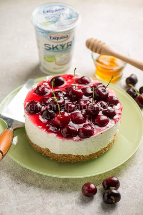 Cheesecake con le ciliegie