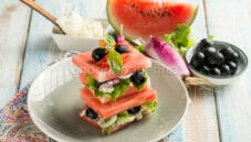 Sandwich di anguria, uno snack tra il dolce e il salato