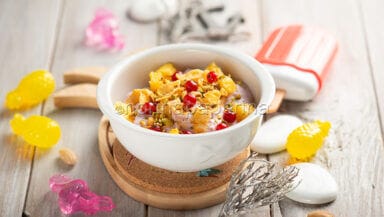 Skyr con ananas e ribes