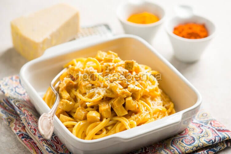 Spaghetti alla carbonara vegana