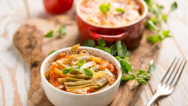 Tortini di carciofi e mozzarella