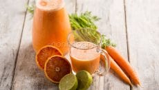 Centrifugato di carote e arance