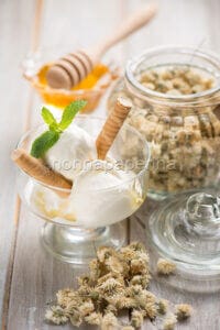 Gelato allo Skyr e camomilla