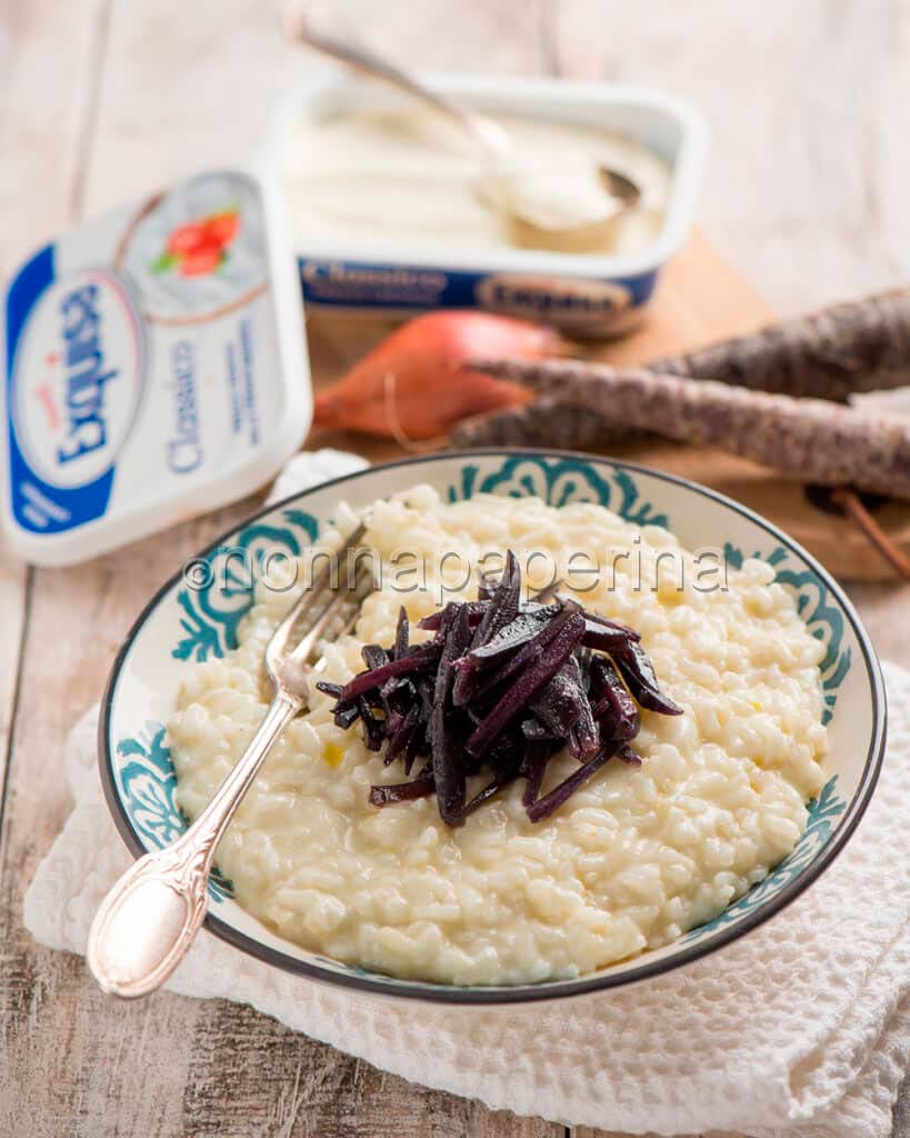 Risotto alle carote viola