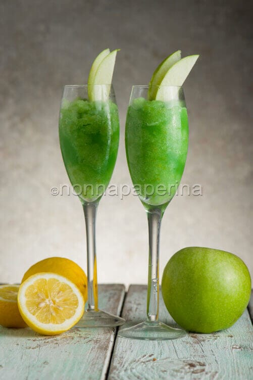 Sorbetto di mela verde
