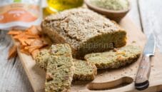 Tortino con prosciutto e melone disidratato Tortino con prosciutto e melone disidratato