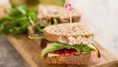 Tramezzino con barbabietola