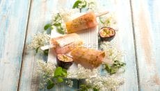 Ghiaccioli con fiori di sambuco