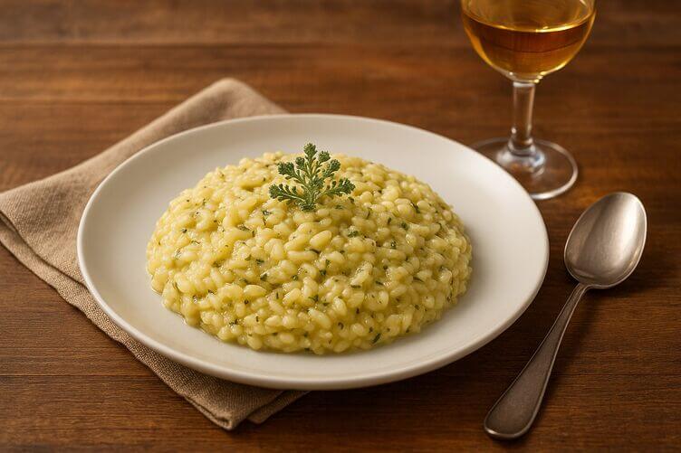 risotto alla santolina risotto alla santolina