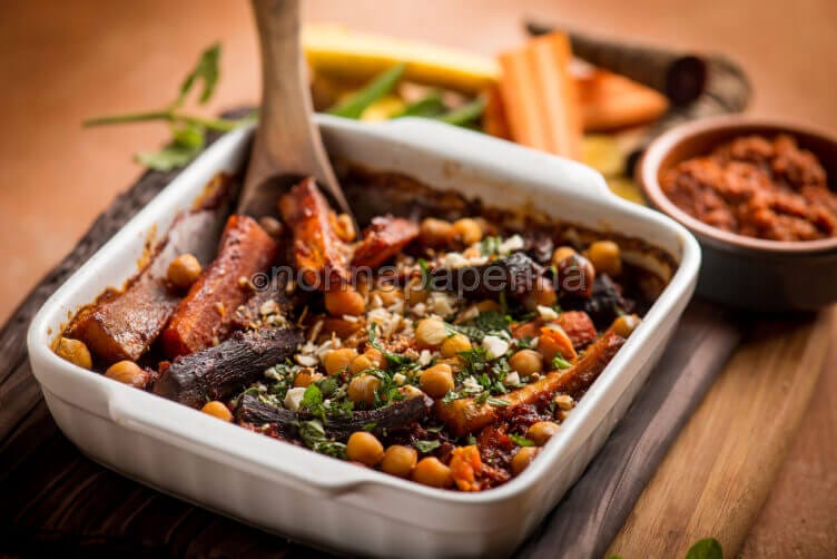 Curry di verdure al forno, un contorno speziato Curry di verdure al forno