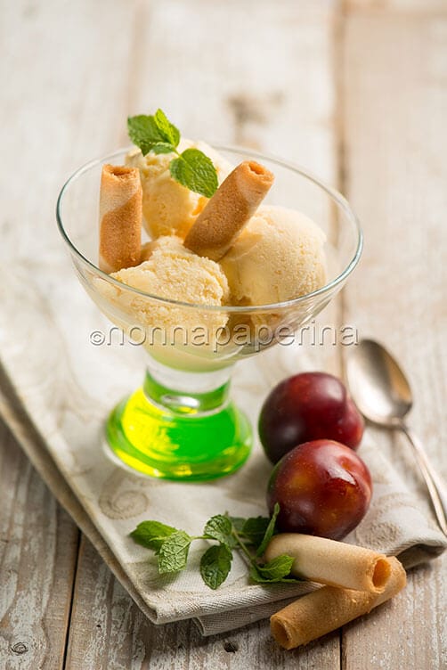 Gelato di prugne Gelato di prugne