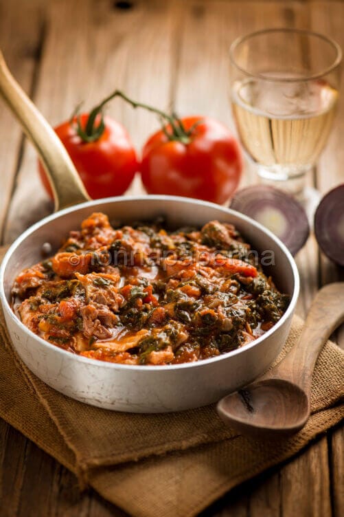 Lampredotto in zimino Lampredotto in zimino