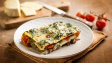 Lasagne vegetariane con pomodori, davvero squisite Lasagne vegetariane con pomodori, davvero squisite