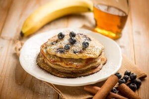Pancake senza farina con banana