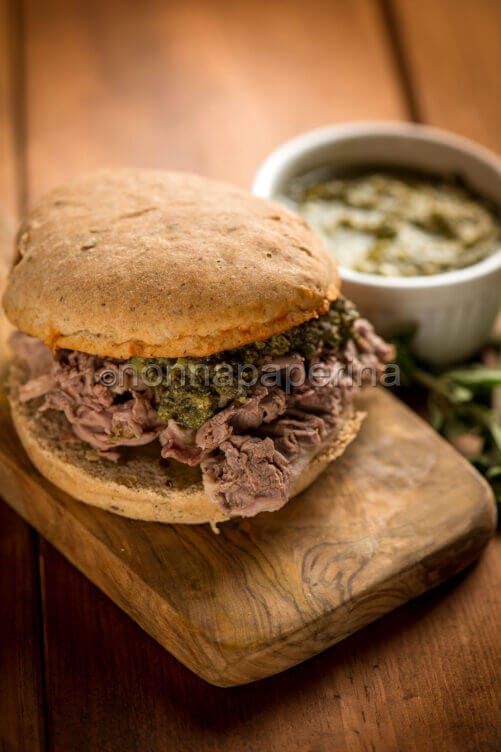 panino con lampredotto toscano