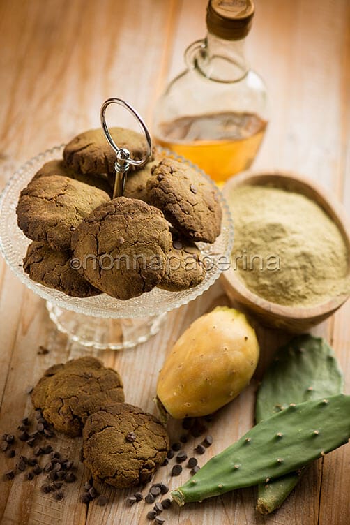 Cookies con farina di cladodi