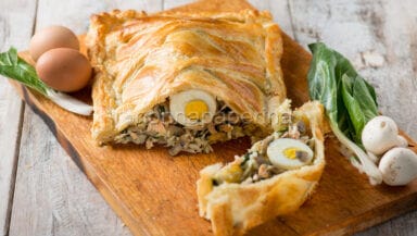 Coulibiac di salmone