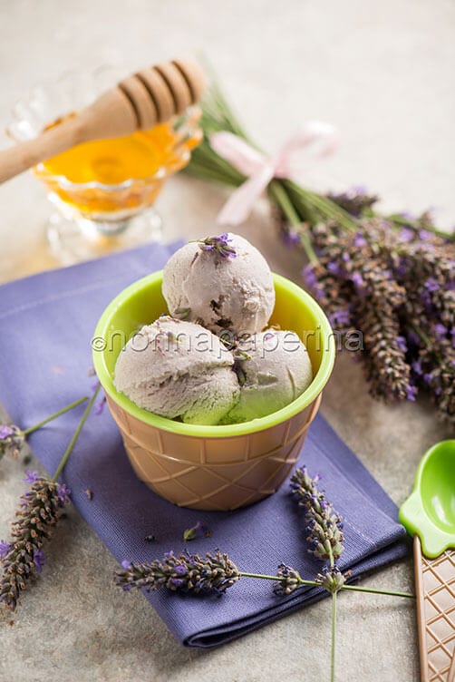 Gelato alla lavanda