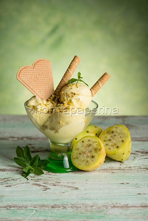 Gelato di fichi d India Gelato di fichi d India