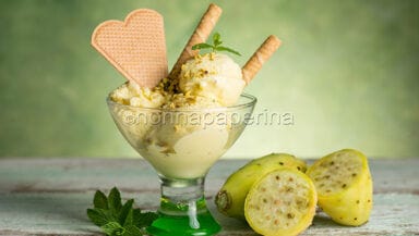 Gelato di fichi d India