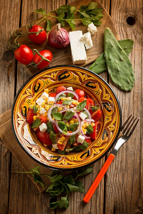 Insalata di pale di fichi d India