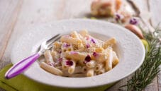 Pasta con fiori di garofano, un primo delicato Pasta con fiori di garofano, un primo delicato