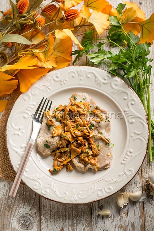 Scaloppine al vino bianco Scaloppine al vino bianco