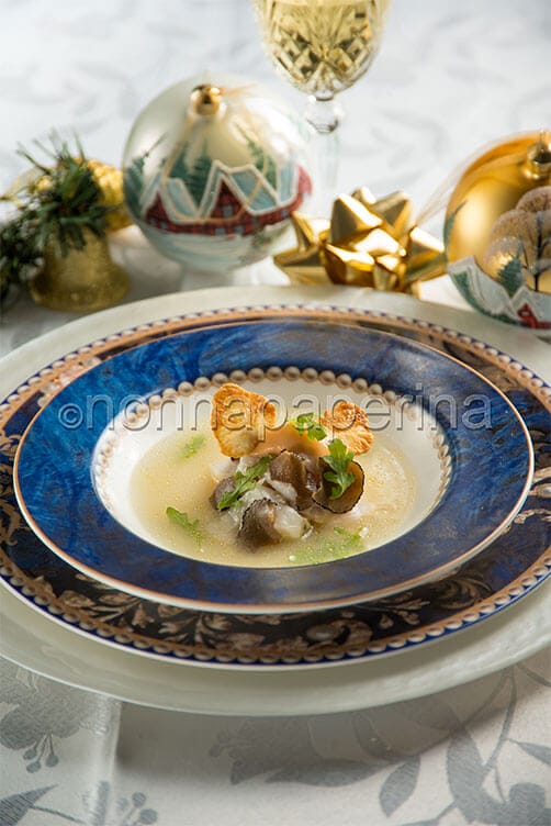 Capesante marinate con topinambur