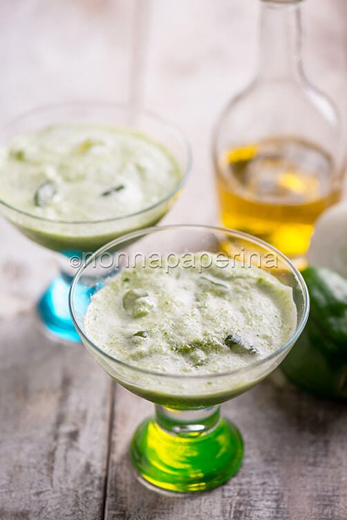 Gazpacho di peperoni verdi