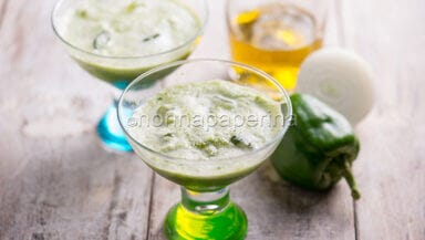 Gazpacho di peperoni verdi