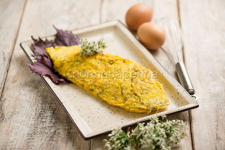 Omelette alle erbe aromatiche