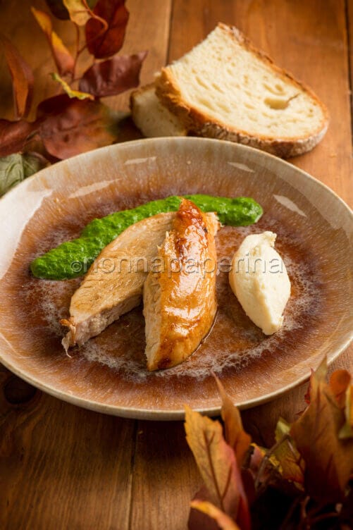 Petto di oca al Cointreau