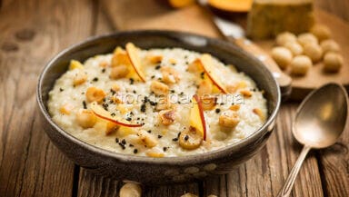 Risotto con formaggio Stilton