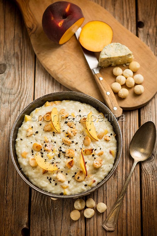 Risotto con formaggio Stilton Risotto con formaggio Stilton