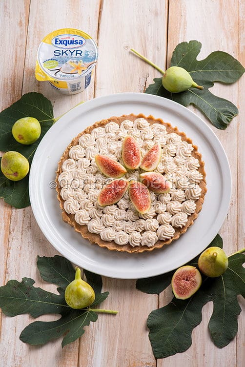 Torta ai fichi senza cottura