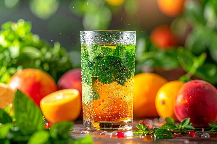 bevanda fresca con pimpinella