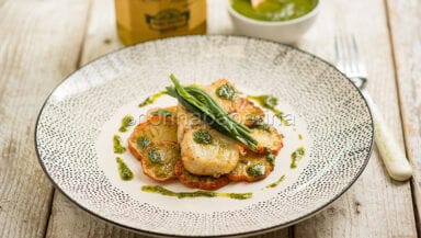 filetti di ricciola in oliocottura