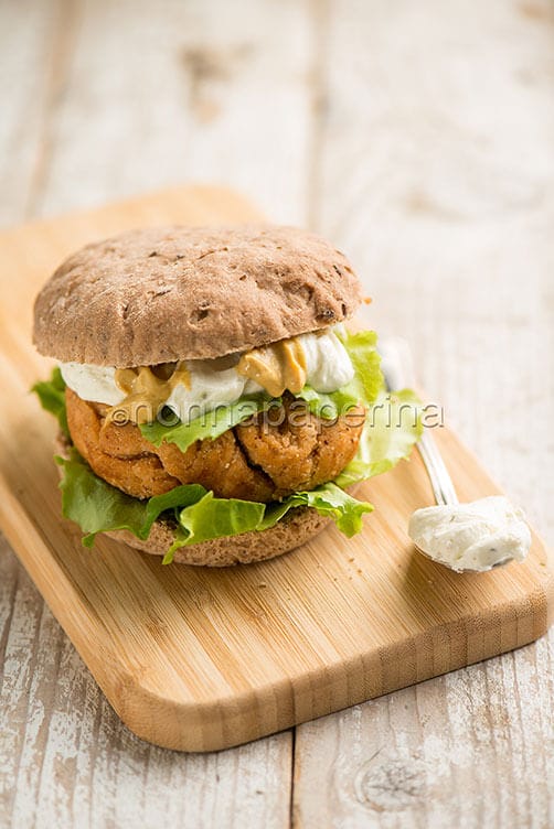 Hamburger di salmone