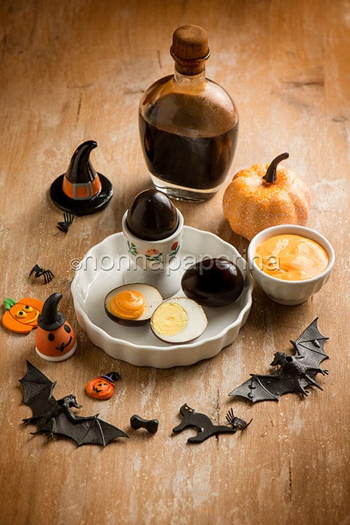 Uova sode all aceto balsamico